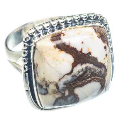Peanut Wood Jasper Rings handcrafted by Ana Silver Co - RING72316