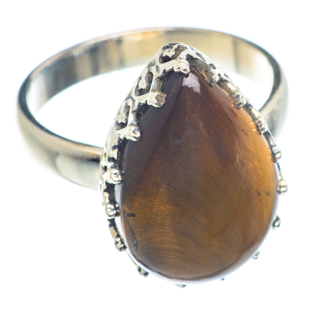 Tiger Eye Rings handcrafted by Ana Silver Co - RING72317