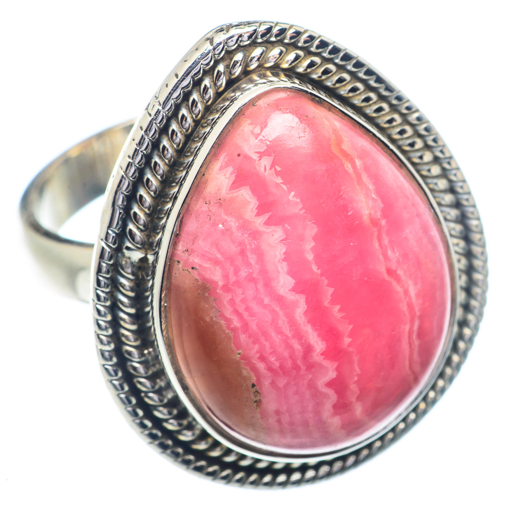 Rhodochrosite Rings handcrafted by Ana Silver Co - RING72322