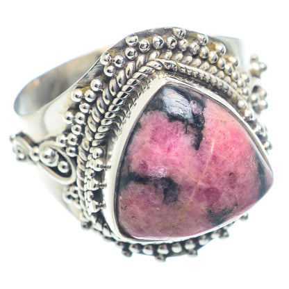 Rhodonite Rings handcrafted by Ana Silver Co - RING72324