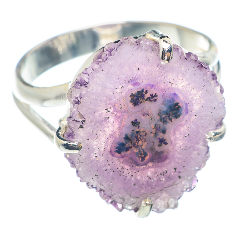 Amethyst Stalactite Rings handcrafted by Ana Silver Co - RING72329
