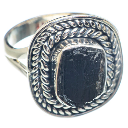 Black Tourmaline Rings handcrafted by Ana Silver Co - RING72333