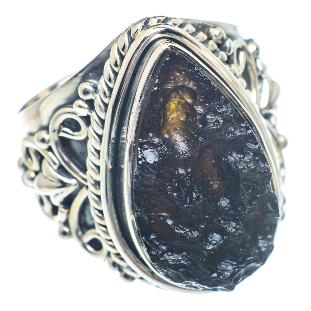 Tektite Rings handcrafted by Ana Silver Co - RING72334 - Photo 2