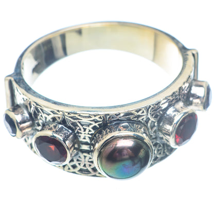 Titanium Cultured Pearl Rings handcrafted by Ana Silver Co - RING72342