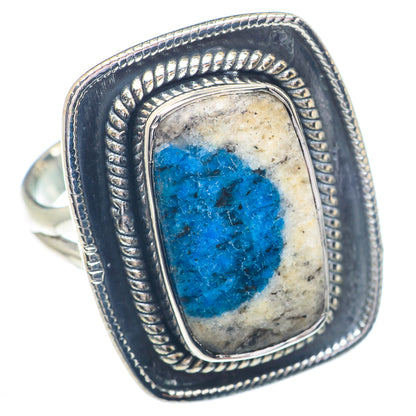 K2 Blue Azurite Rings handcrafted by Ana Silver Co - RING72346 - Photo 2