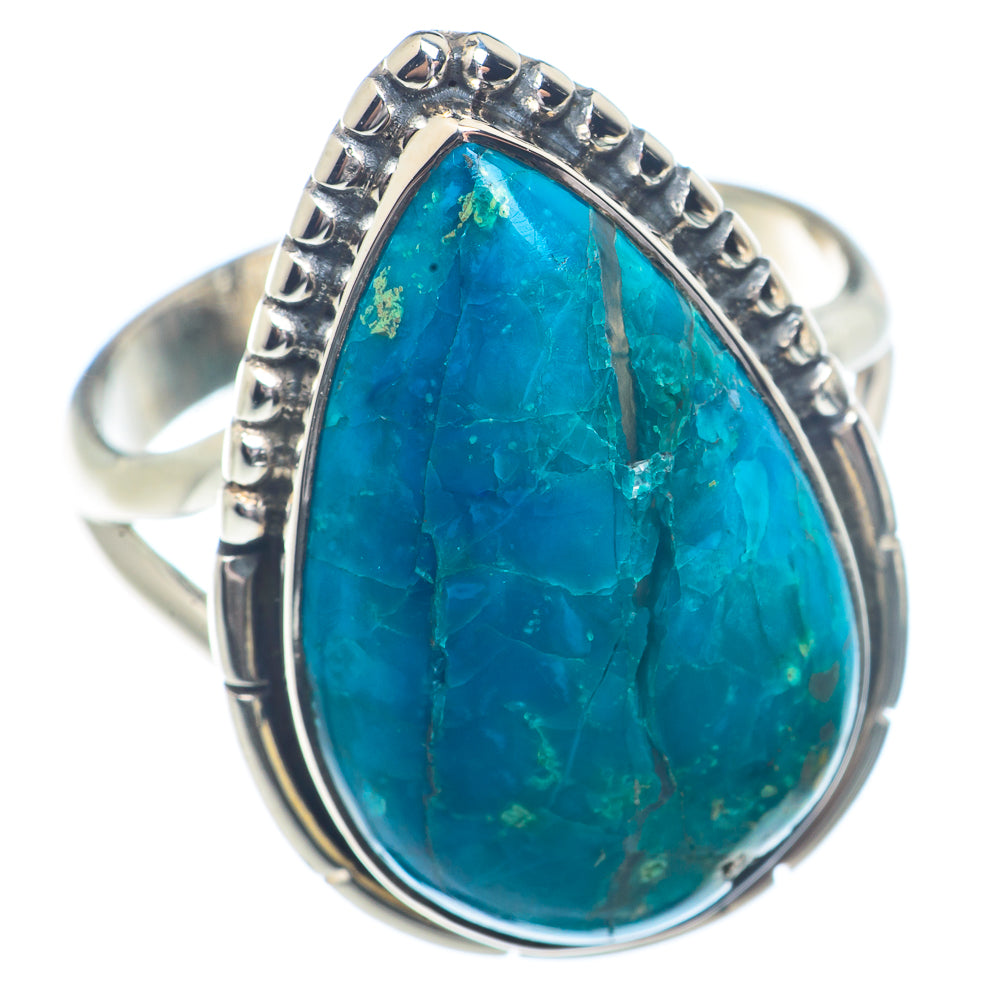 Chrysocolla Rings handcrafted by Ana Silver Co - RING72348