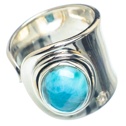 Larimar Rings handcrafted by Ana Silver Co - RING72349