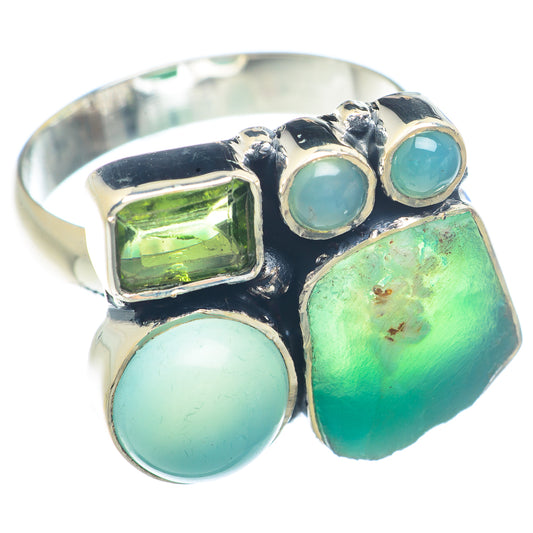 Chrysoprase Rings handcrafted by Ana Silver Co - RING72353