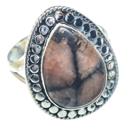 Chiastolite Rings handcrafted by Ana Silver Co - RING72354
