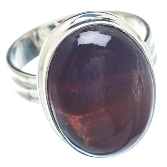 Red Tiger Eye Rings handcrafted by Ana Silver Co - RING72358