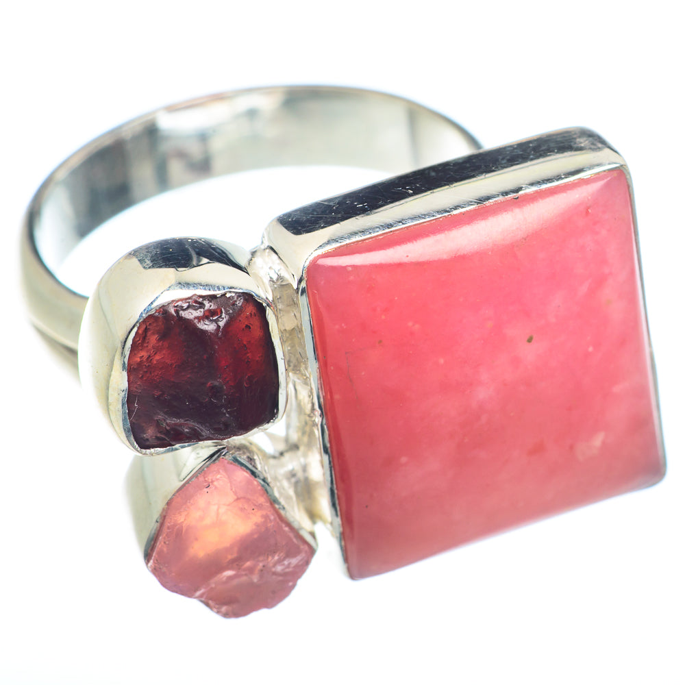 Pink Opal Rings handcrafted by Ana Silver Co - RING72360