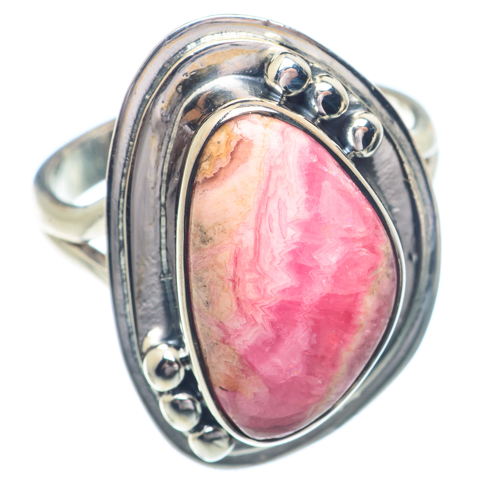 Rhodochrosite Rings handcrafted by Ana Silver Co - RING72363