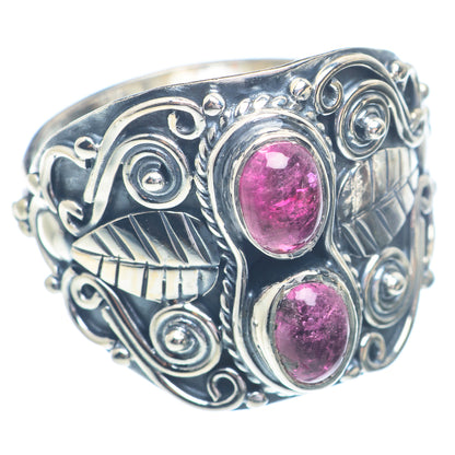 Pink Tourmaline Rings handcrafted by Ana Silver Co - RING72364