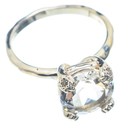 White Quartz Rings handcrafted by Ana Silver Co - RING72373