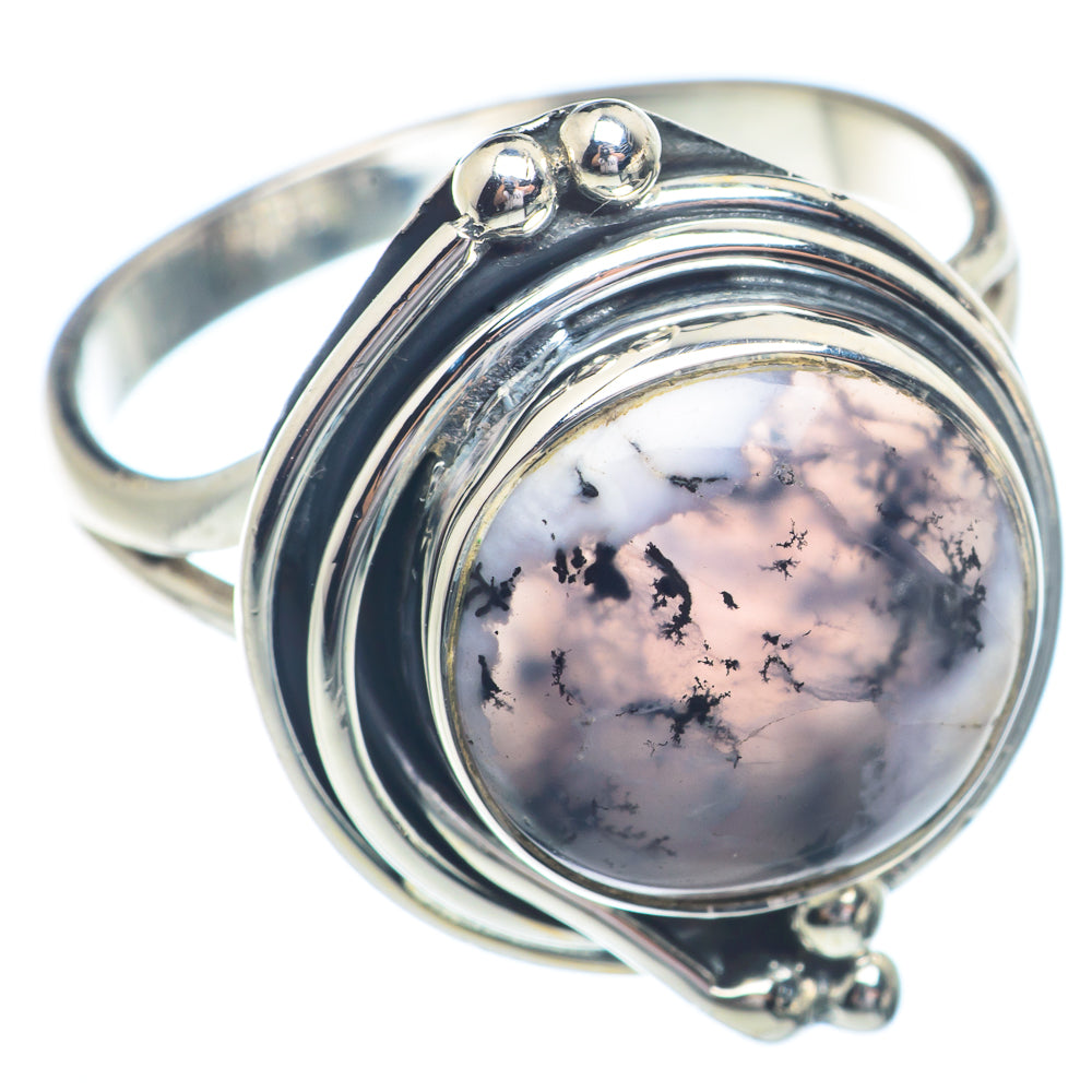 Dendritic Opal Rings handcrafted by Ana Silver Co - RING72376