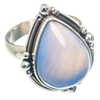 Aqua Chalcedony Rings handcrafted by Ana Silver Co - RING72383