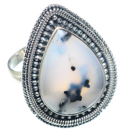Dendritic Opal Rings handcrafted by Ana Silver Co - RING72397
