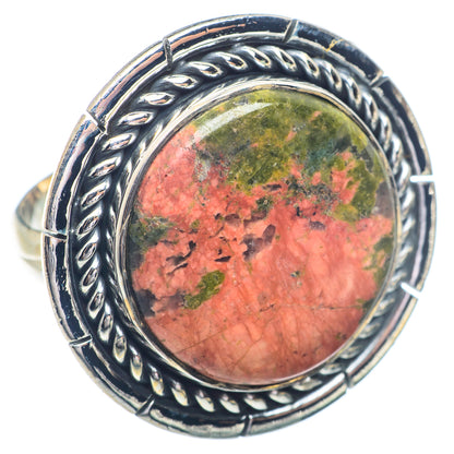 Unakite Rings handcrafted by Ana Silver Co - RING72401