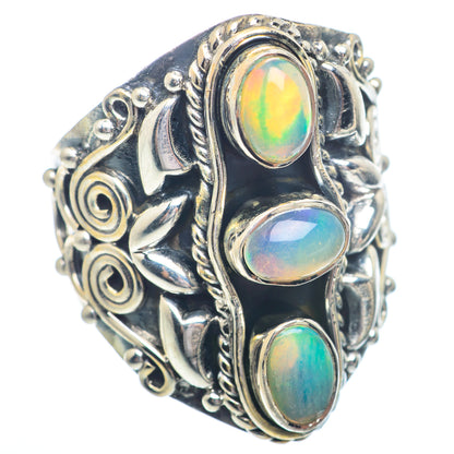 Ethiopian Opal Rings handcrafted by Ana Silver Co - RING72402