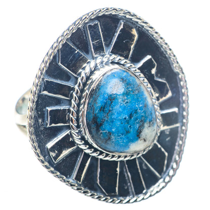 K2 Blue Azurite Rings handcrafted by Ana Silver Co - RING72408 - Photo 2