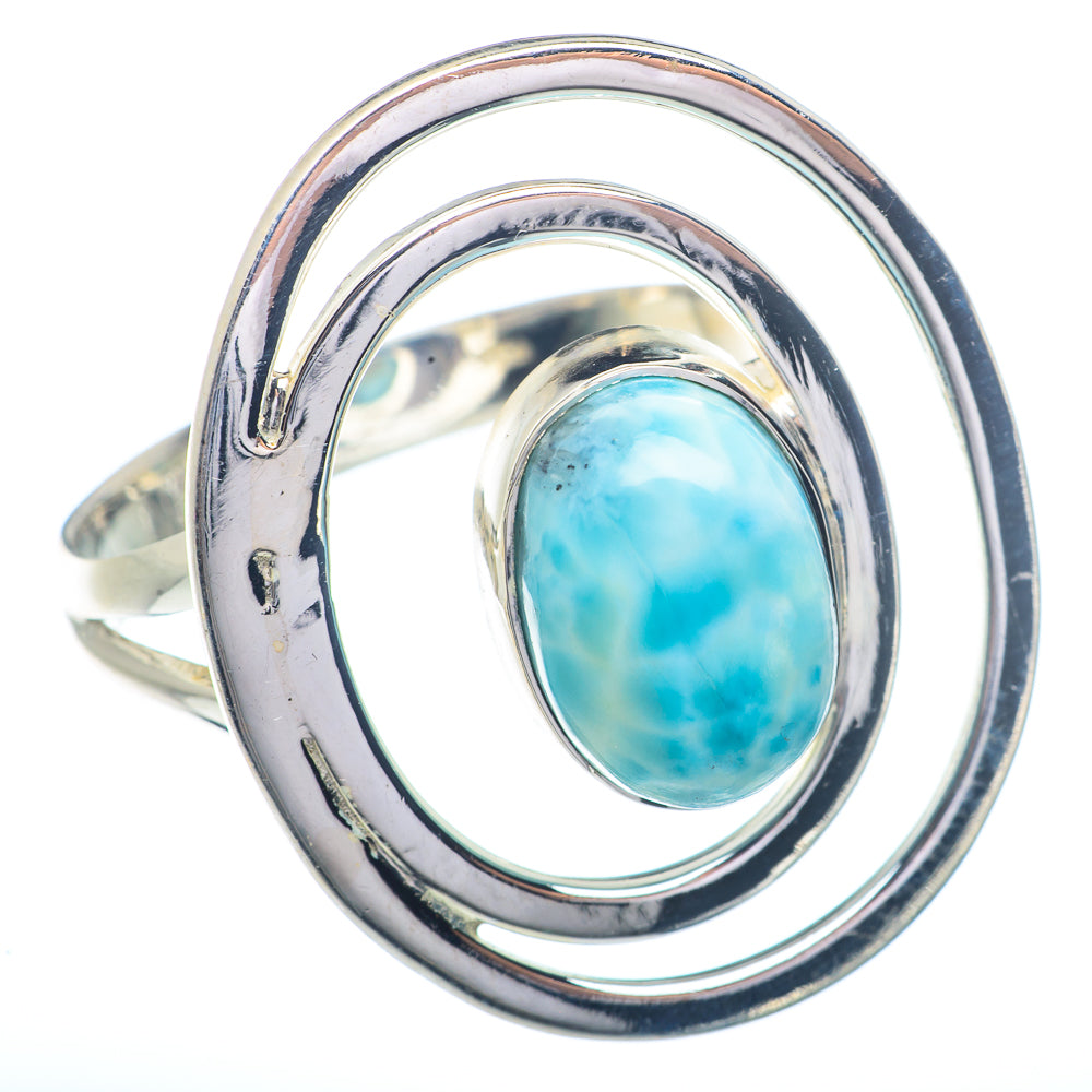 Larimar Rings handcrafted by Ana Silver Co - RING72413