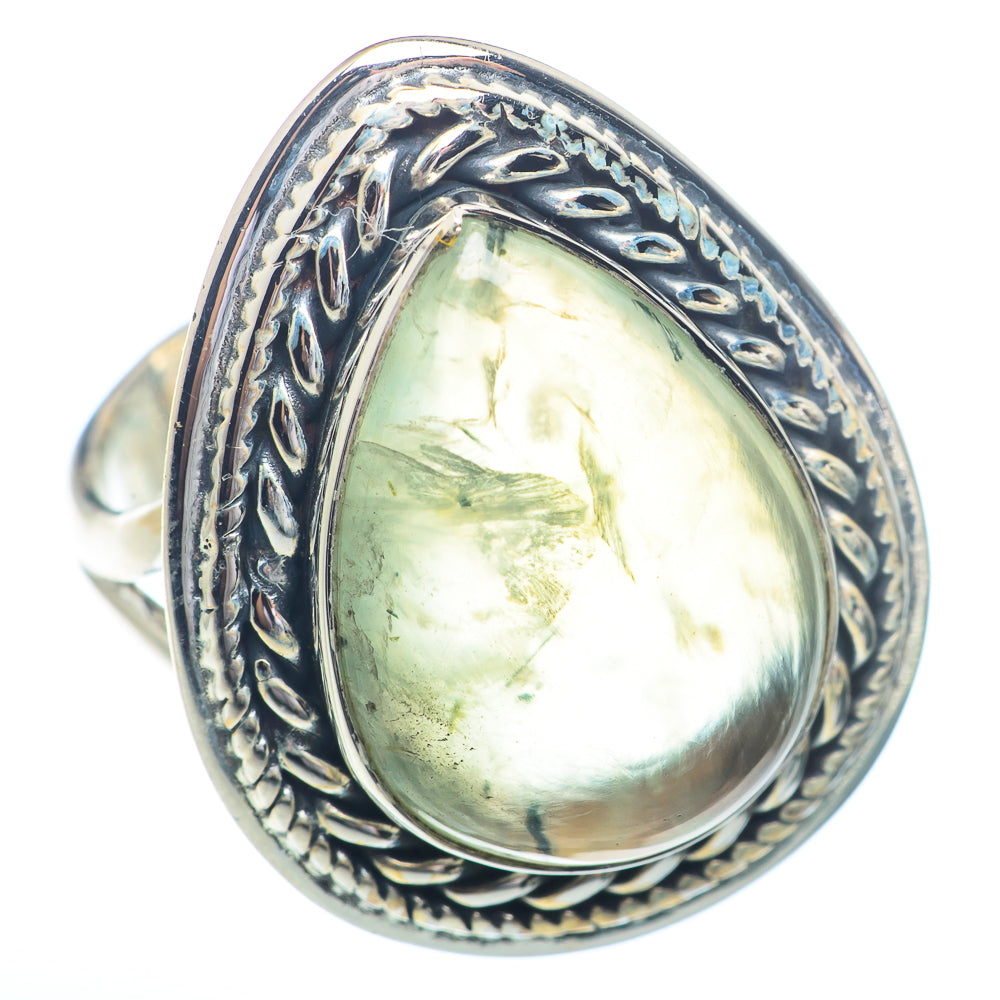 Prehnite Rings handcrafted by Ana Silver Co - RING72421