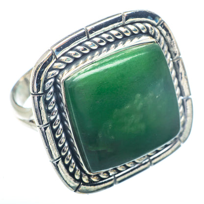 Nephrite Jade Rings handcrafted by Ana Silver Co - RING72422