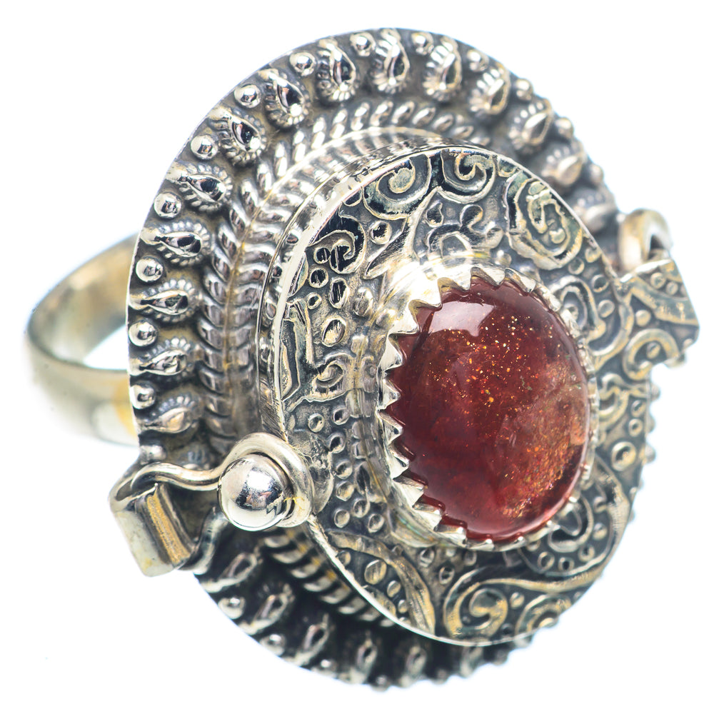 Sunstone Rings handcrafted by Ana Silver Co - RING72433