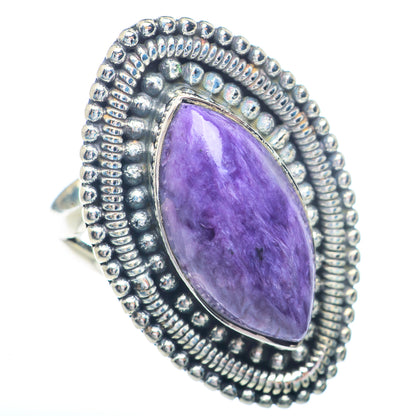 Charoite Rings handcrafted by Ana Silver Co - RING72437