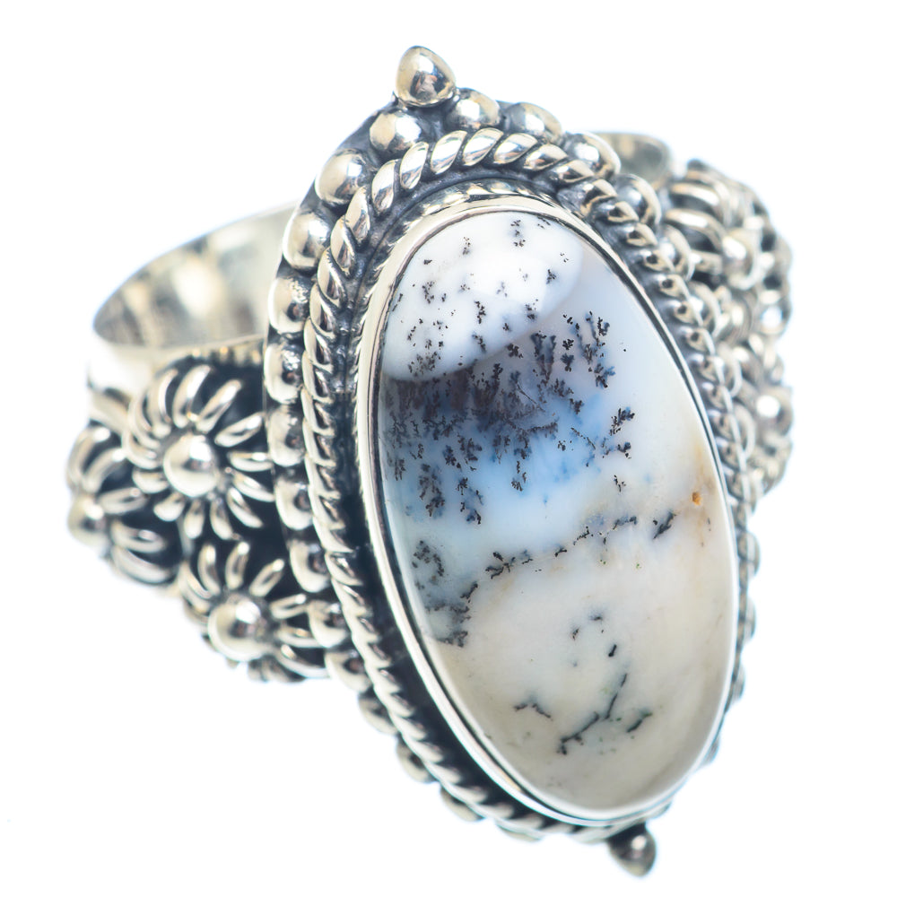 Dendritic Opal Rings handcrafted by Ana Silver Co - RING72444