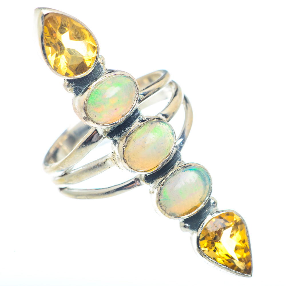 Ethiopian Opal Rings handcrafted by Ana Silver Co - RING72446
