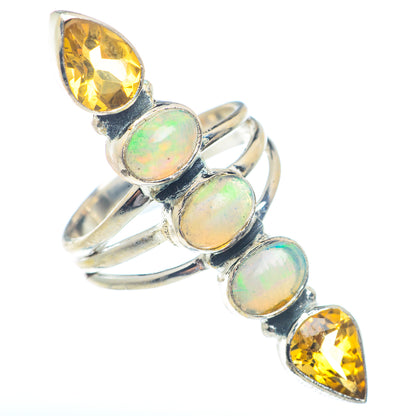 Ethiopian Opal Rings handcrafted by Ana Silver Co - RING72446