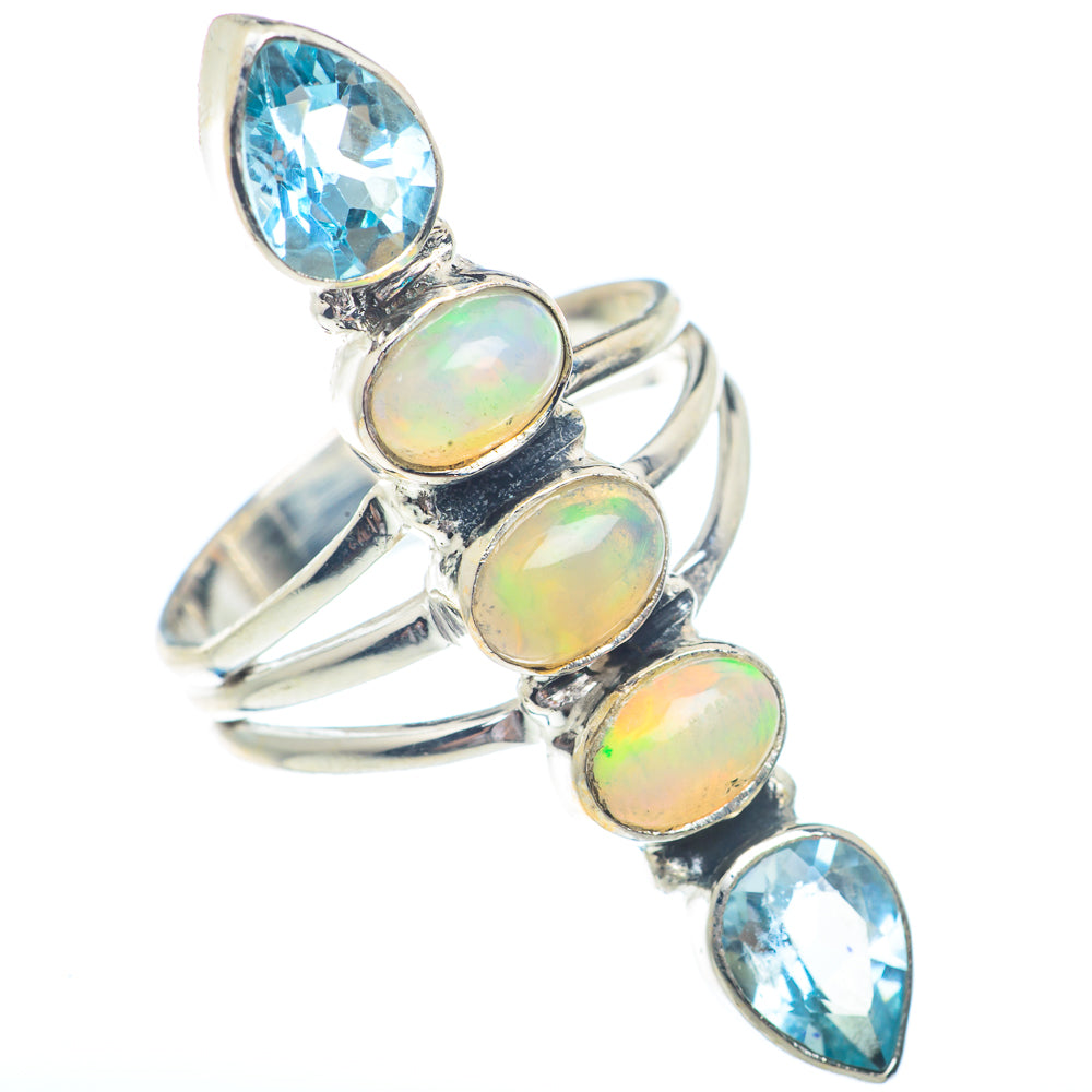 Ethiopian Opal Rings handcrafted by Ana Silver Co - RING72447