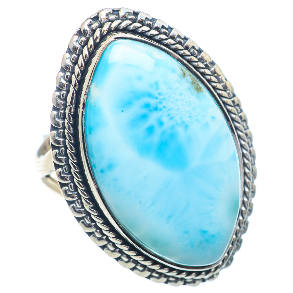 Larimar Rings handcrafted by Ana Silver Co - RING72459