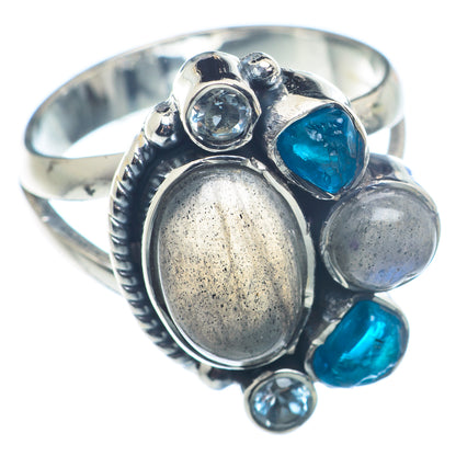 Labradorite Rings handcrafted by Ana Silver Co - RING72469