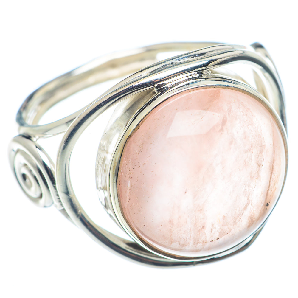 Rose Quartz Rings handcrafted by Ana Silver Co - RING72486