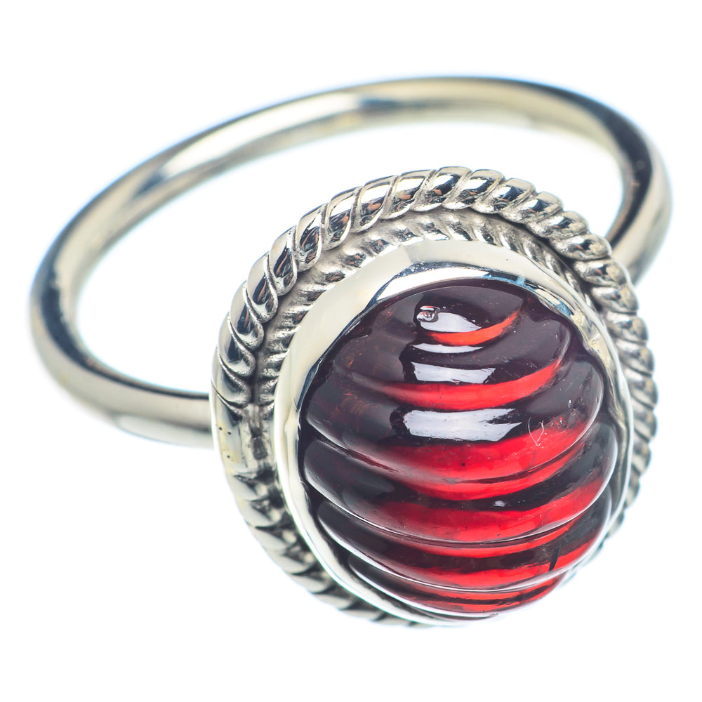 Garnet Rings handcrafted by Ana Silver Co - RING72492