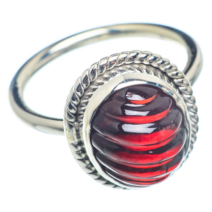 Garnet Rings handcrafted by Ana Silver Co - RING72492