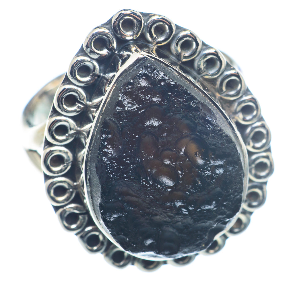 Tektite Rings handcrafted by Ana Silver Co - RING72497