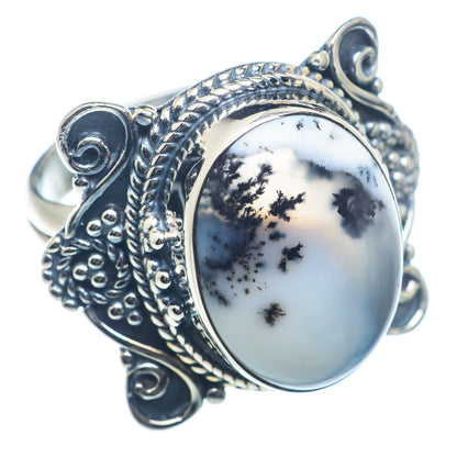 Dendritic Opal Rings handcrafted by Ana Silver Co - RING72500