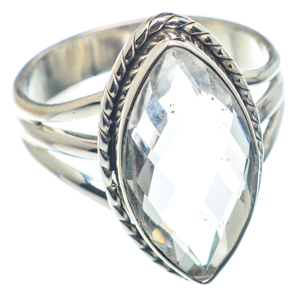 White Quartz Rings handcrafted by Ana Silver Co - RING72501