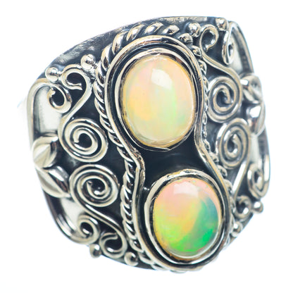 Ethiopian Opal Rings handcrafted by Ana Silver Co - RING72510
