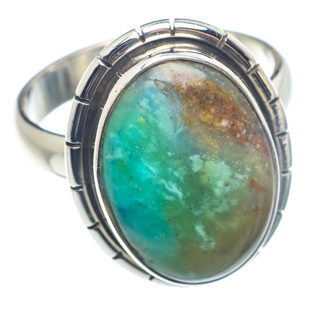 Peruvian Opal Rings handcrafted by Ana Silver Co - RING72513