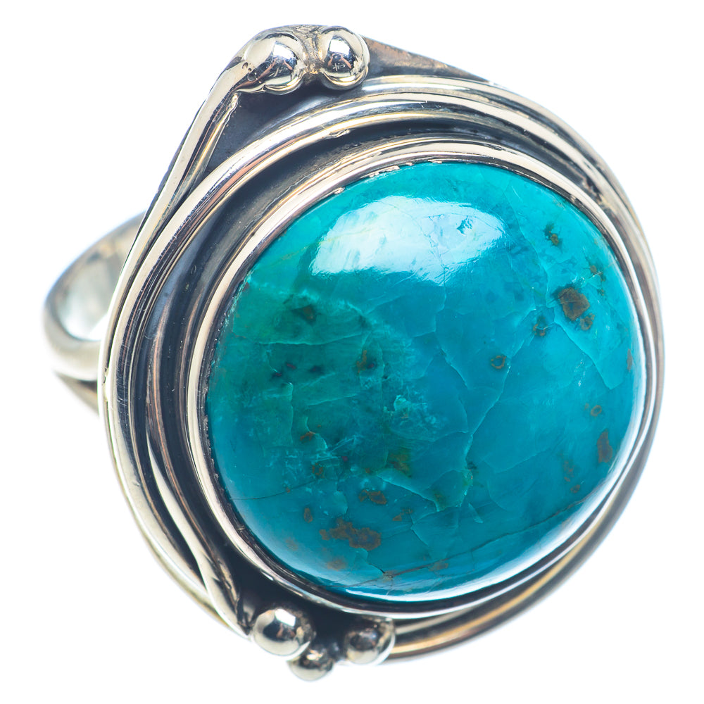 Chrysocolla Rings handcrafted by Ana Silver Co - RING72515
