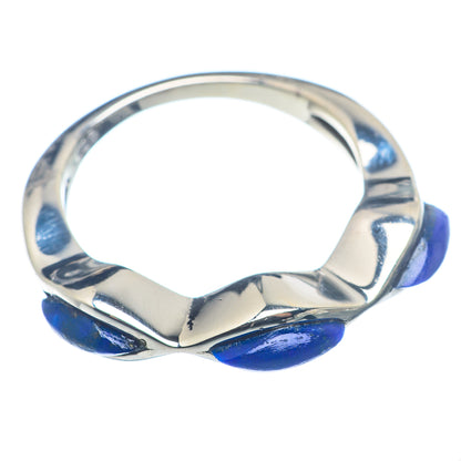 Lapis Lazuli Rings handcrafted by Ana Silver Co - RING72517