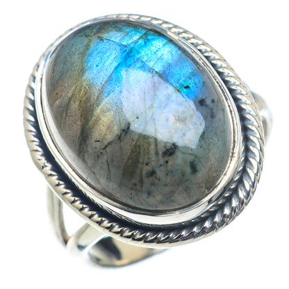 Labradorite Rings handcrafted by Ana Silver Co - RING72519