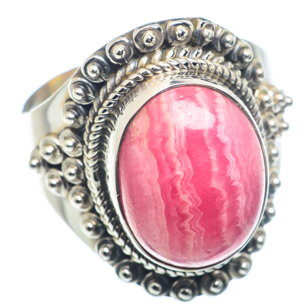 Rhodochrosite Rings handcrafted by Ana Silver Co - RING72532