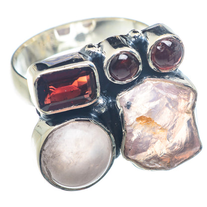 Rose Quartz Rings handcrafted by Ana Silver Co - RING72533