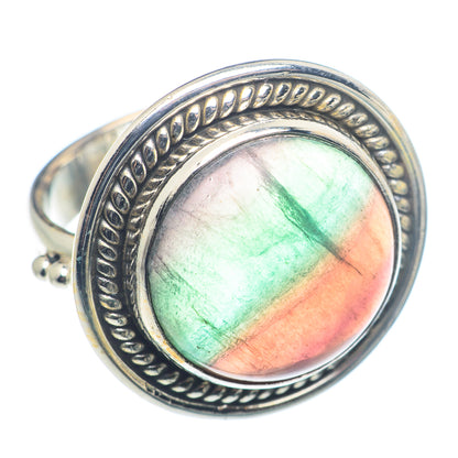 Green Fluorite Rings handcrafted by Ana Silver Co - RING72551