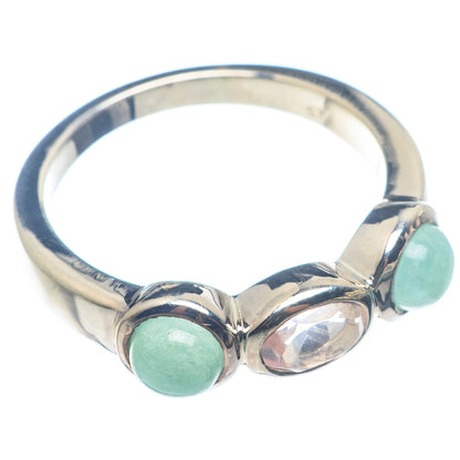 Rose Quartz Rings handcrafted by Ana Silver Co - RING72552